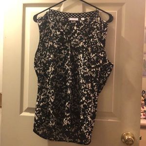 New York & company professional sleeveless blouse